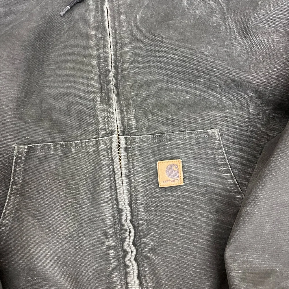 Vintage 90s Moss Green Carhartt Coat J130 Size XL